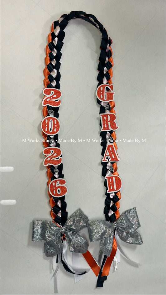 Classic Graduation Ribbon Lei - Class of 2026 Keepsake