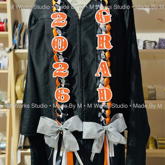 Classic Graduation Ribbon Lei - Class of 2026 Keepsake